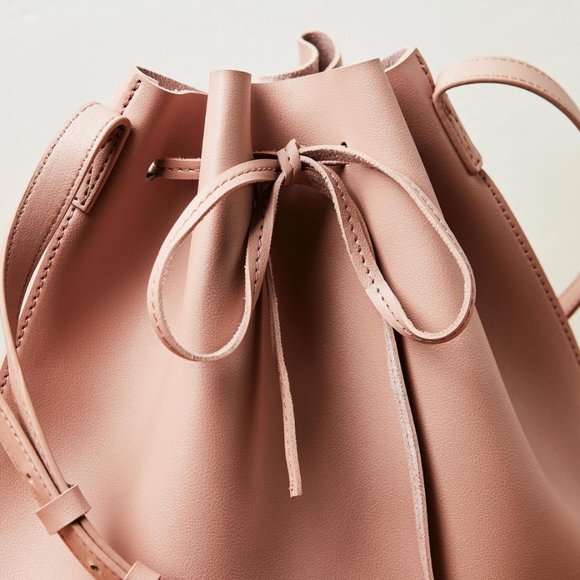 Kayla and Ava Dusty Rose Bucket Bag - Picture 2 of 7